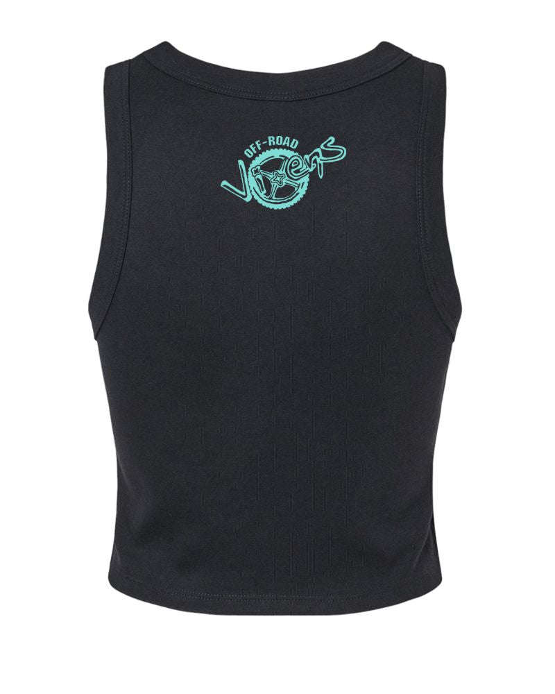 Dirt Tracks Cropped Micro Rib Tank