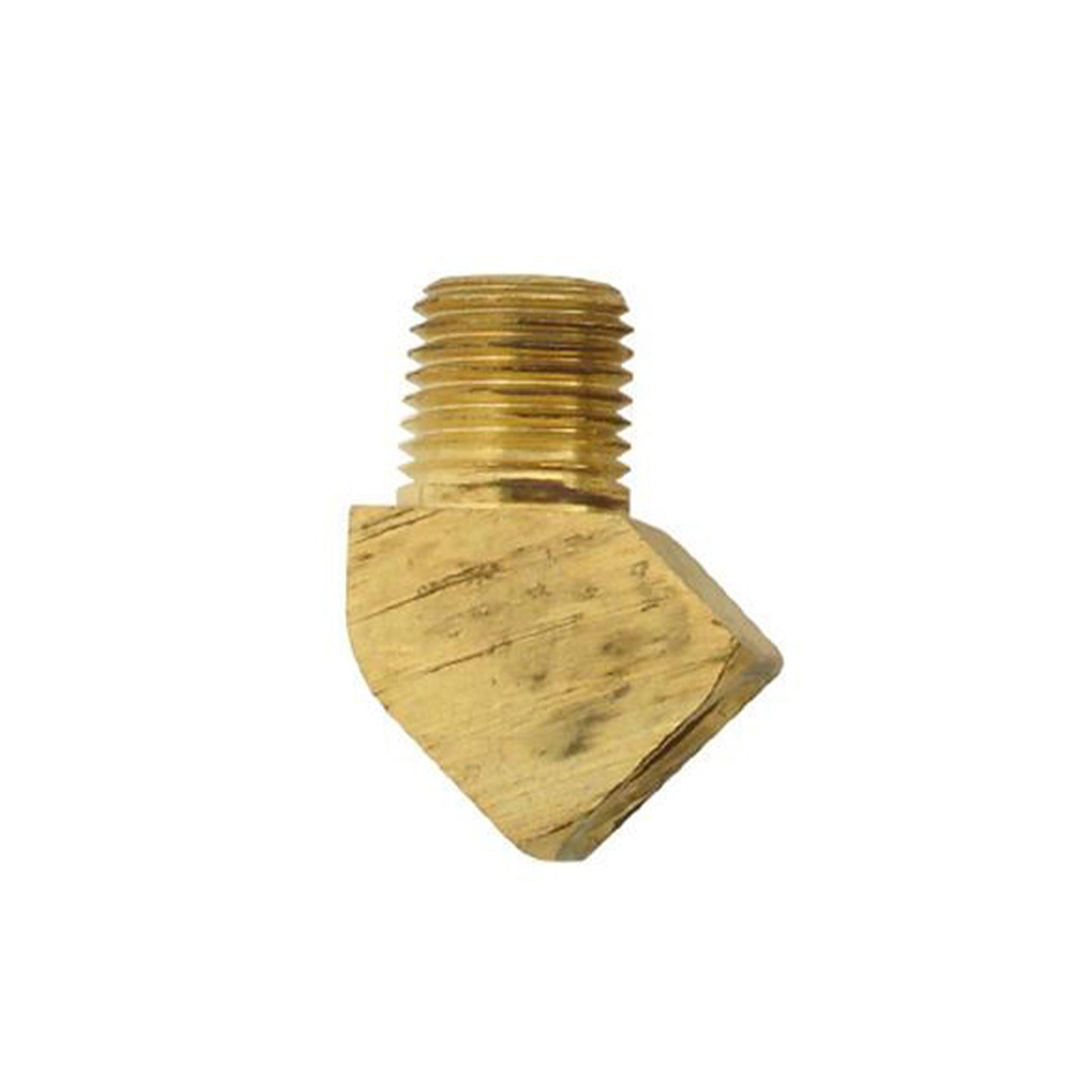 1/4" MPT x 1/4" FPT 45° Brass Elbow