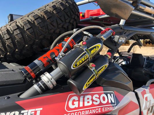 Double Barrel Bracket Power Shot™ Trigger - SXS Two Bottle CO2 Air Up System Power Tank