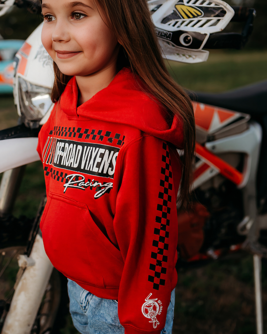 Youth Fast Lane Hoodie - Red