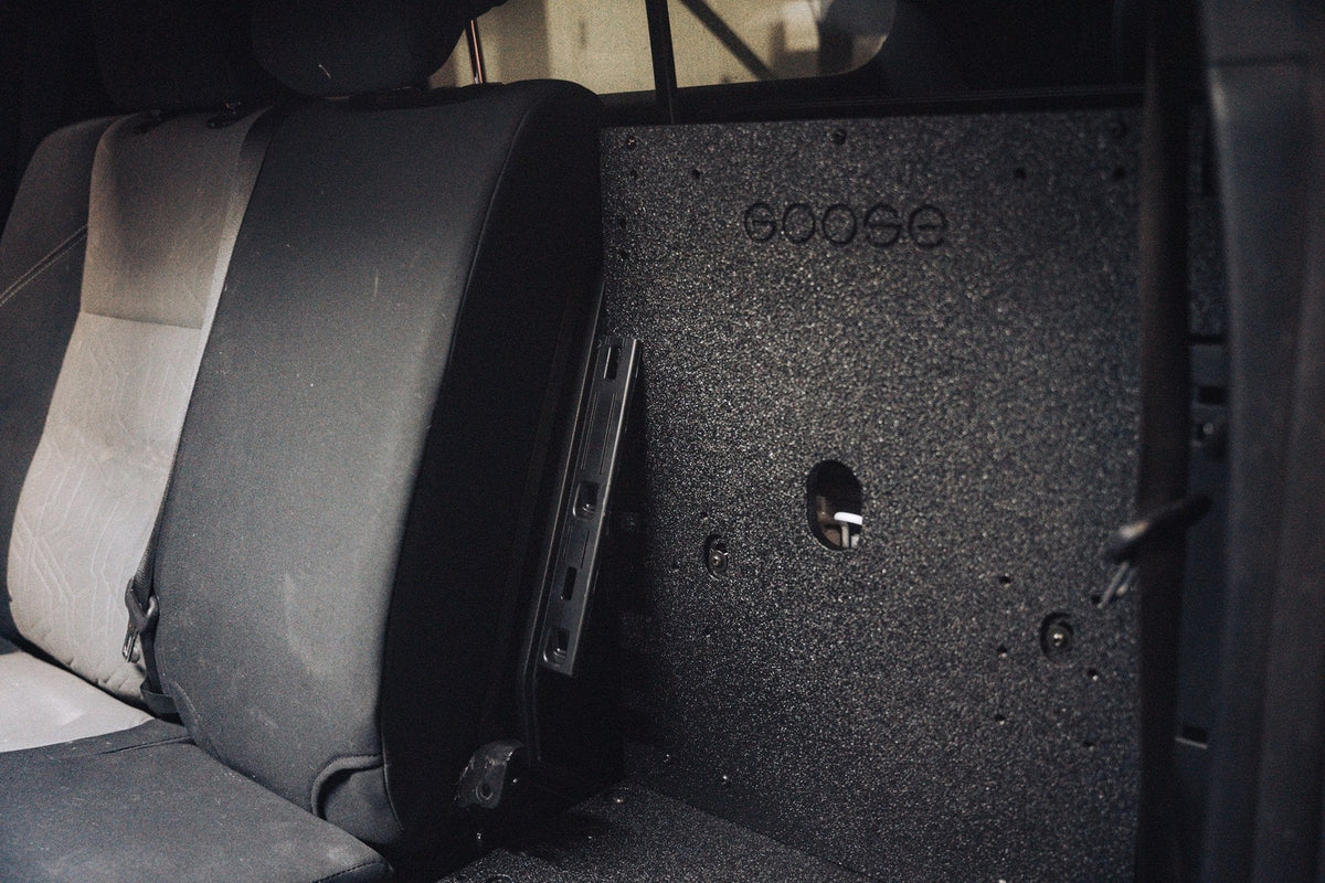 Toyota Tacoma 2005-2023 2nd and 3rd Gen Double Cab Version 2 - Second Row Seat Delete Plate System