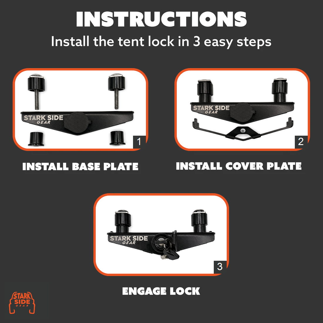 The Gatekeeper - Locking Tent Mount
