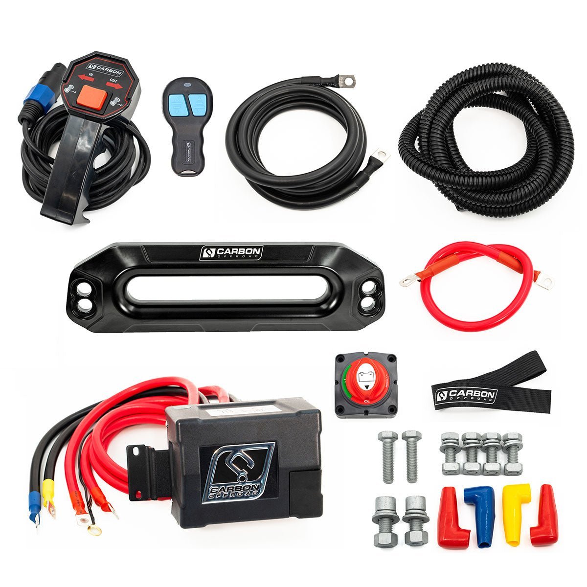 Carbon Winch Accessory Kit 24V