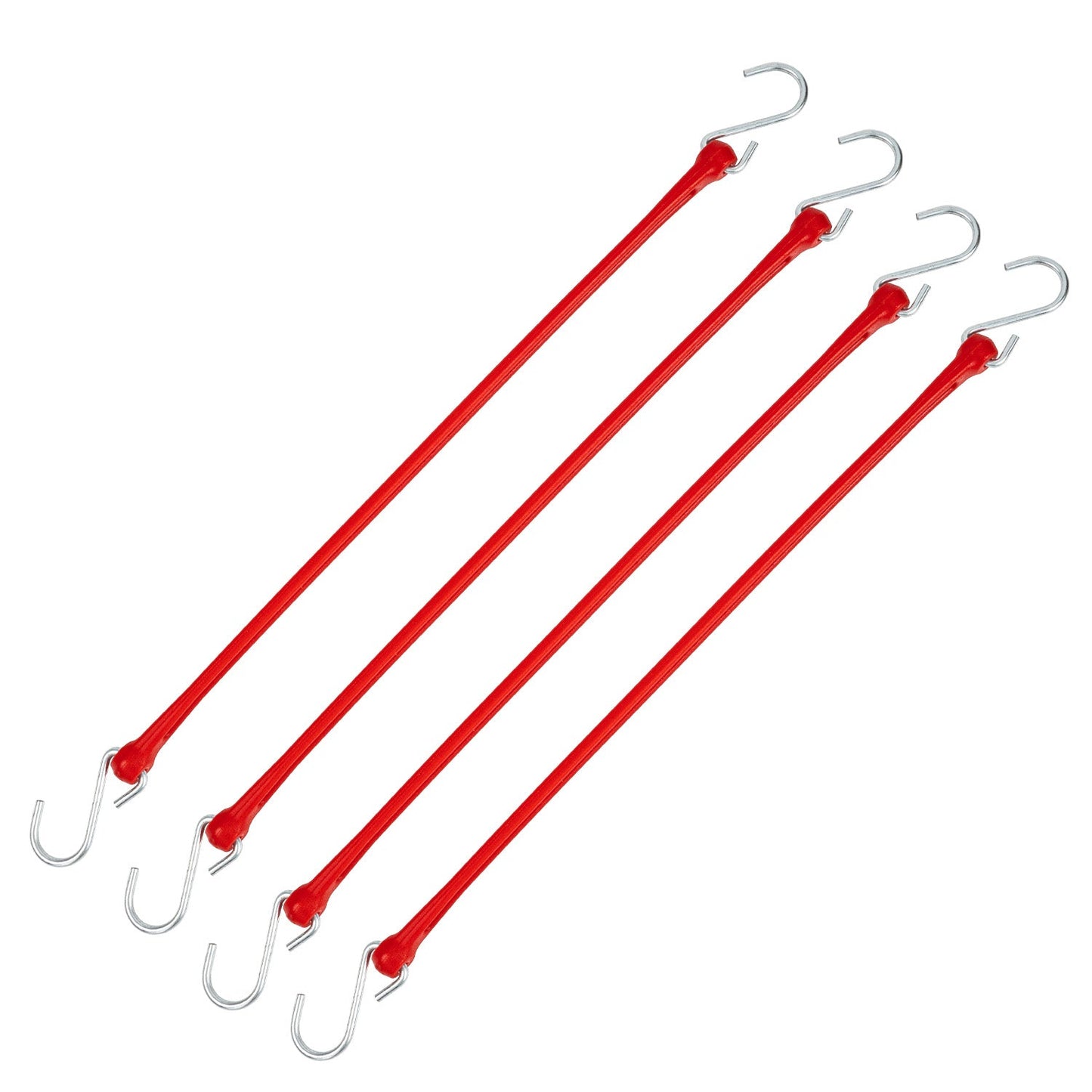 24" Heavy Duty Poly Bungee Strap 4 Pack
