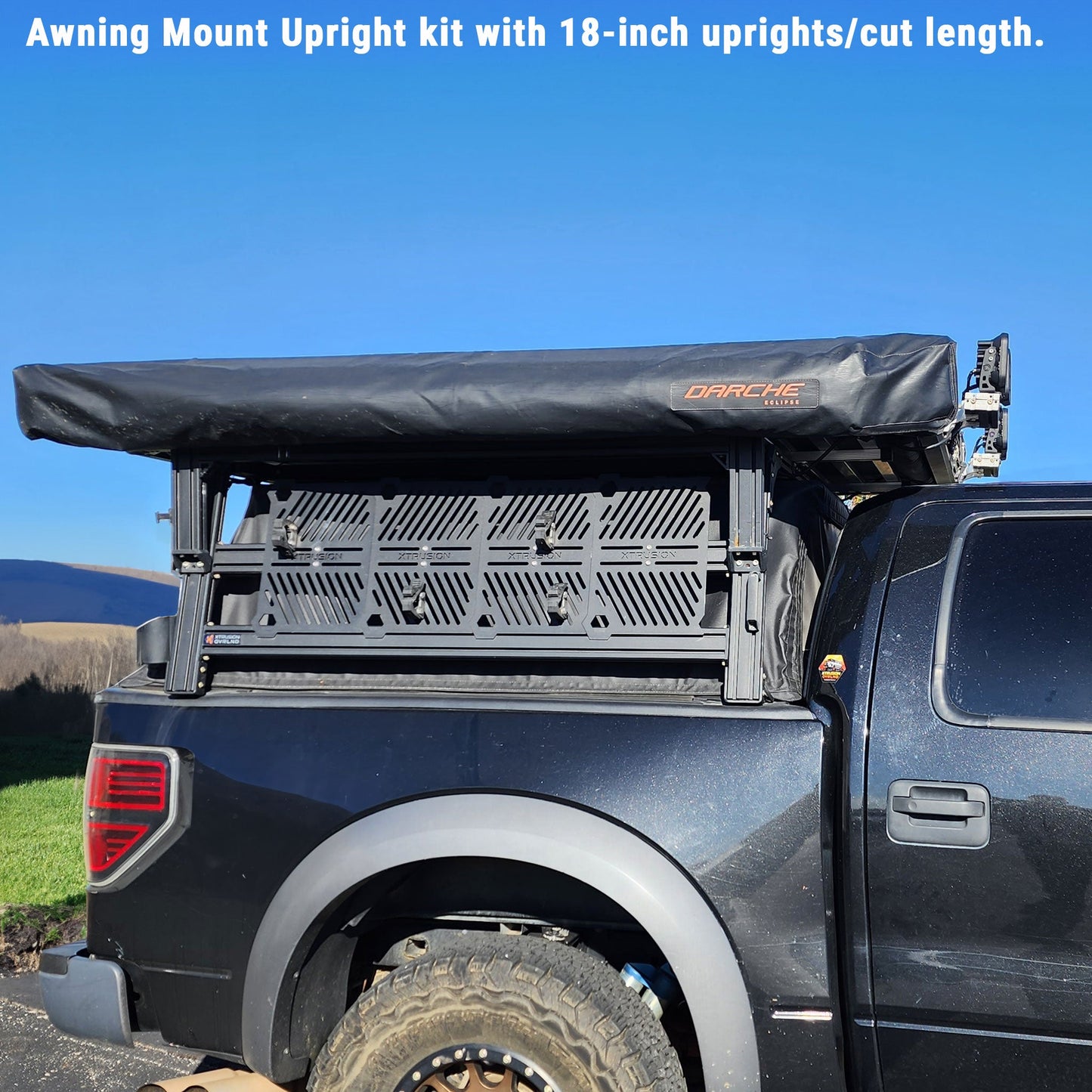 Awning Mount for Bed Racks | XTR Awning Upright Kit