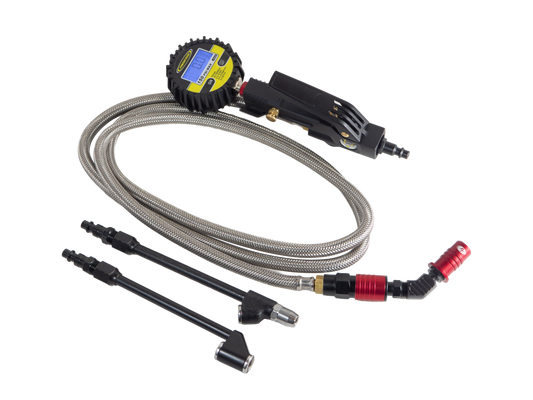 Big Kahuna Digital - Ventoso™ RED Tire Inflator with Gauge, 6 ft. Hose, and Quick-Switch Chucks