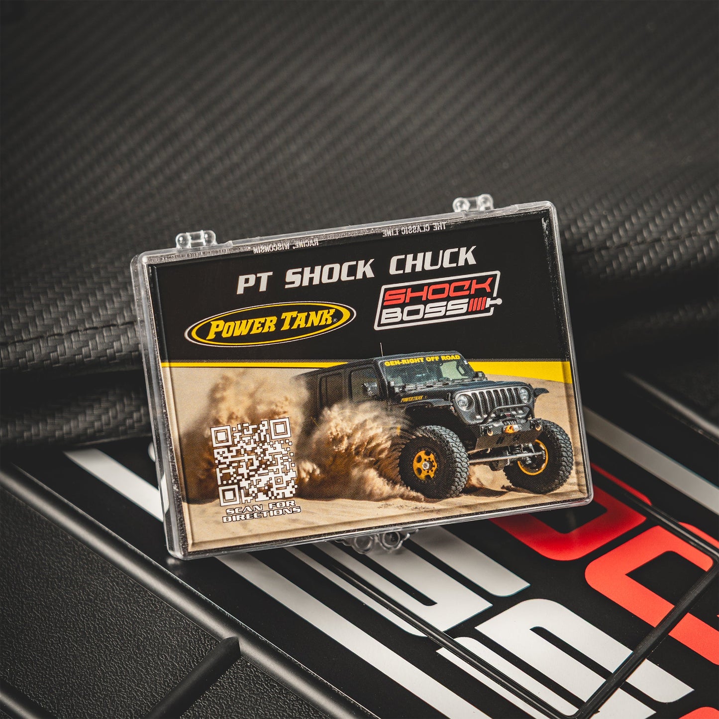 PT Shock Chuck™ - No Air Loss Tire and Shock chuck for hi-pressure applications - 1000 psi WP