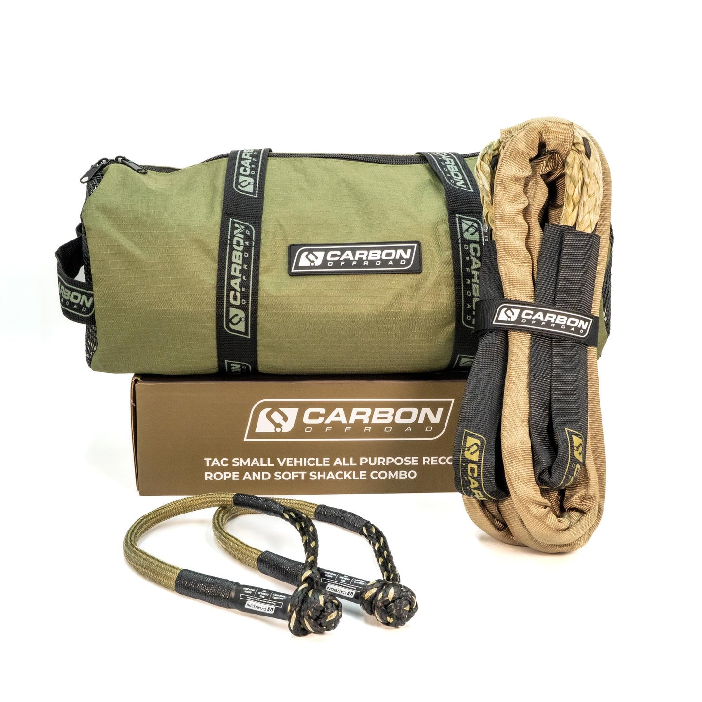 TAC Small Vehicle All Purpose Recovery Rope And Soft Shackle Combo