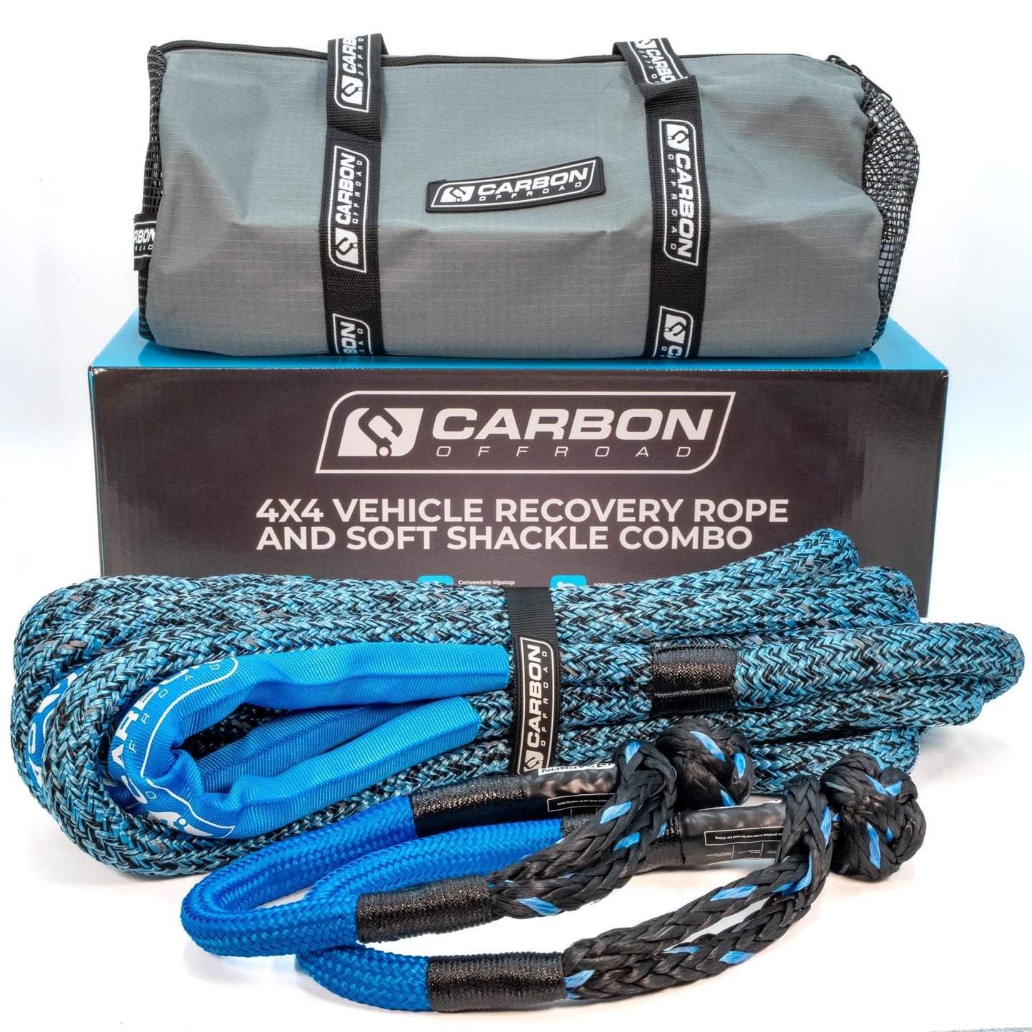 4x4 Vehicle Recovery Rope and Soft Shackle Combo
