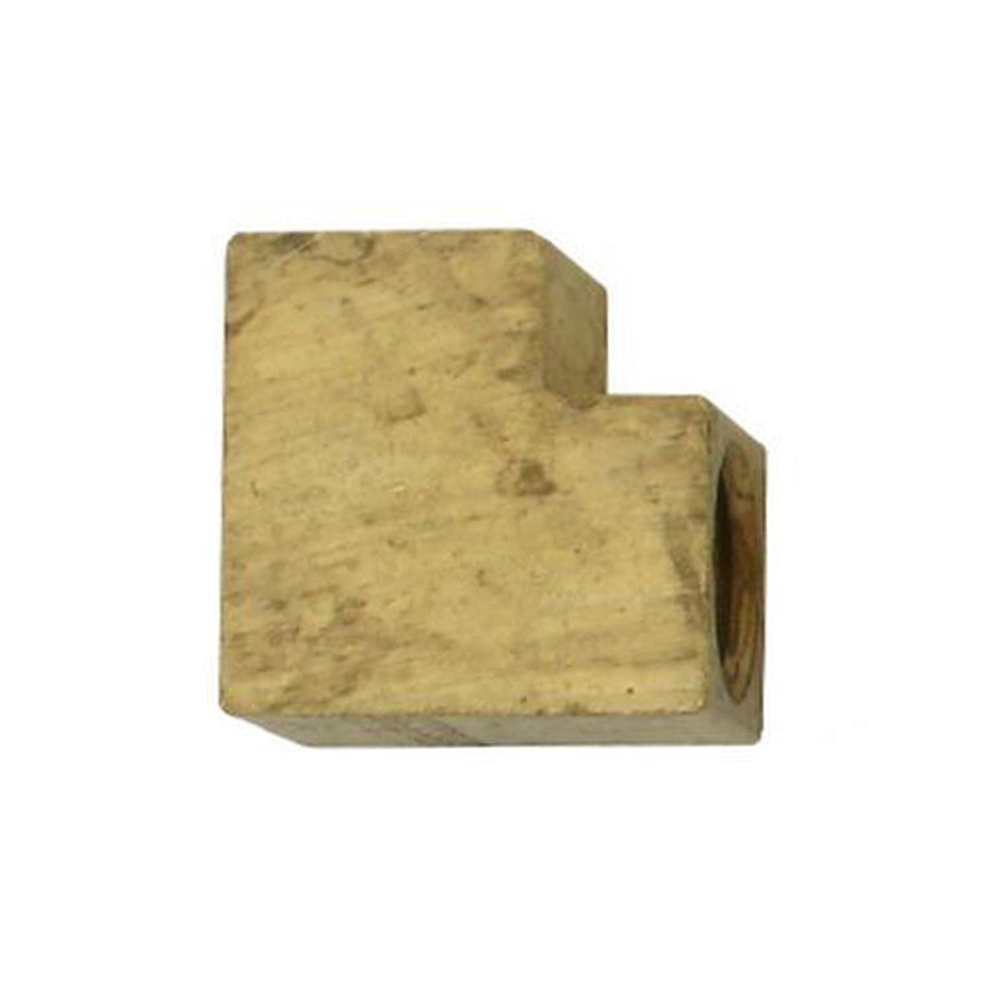 1/8" FPT x 1/8" FPT 90-degree Brass Elbow