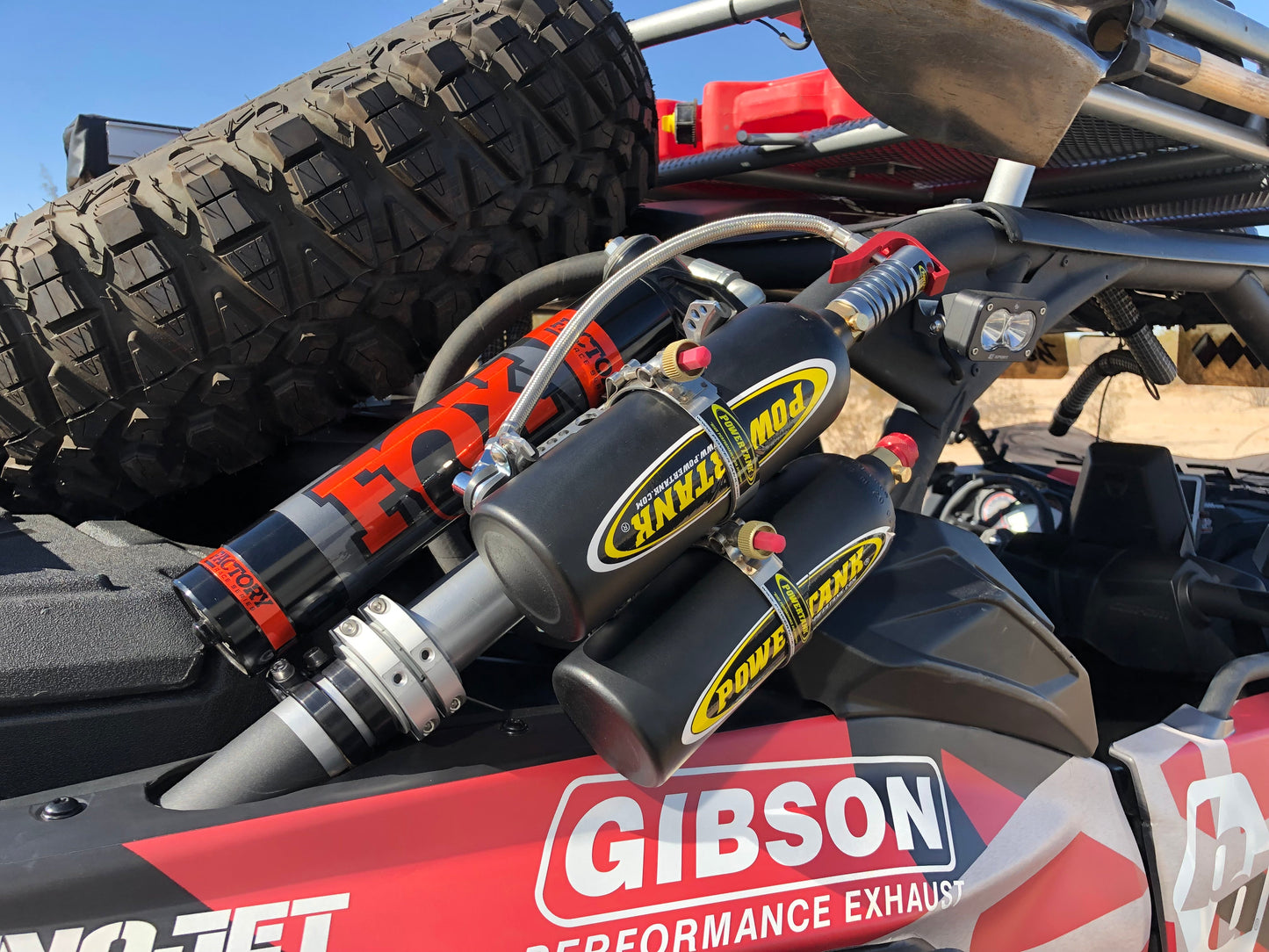 Double Barrel Bracket Power Shot™ Trigger - SXS Two Bottle CO2 Air Up System Power Tank
