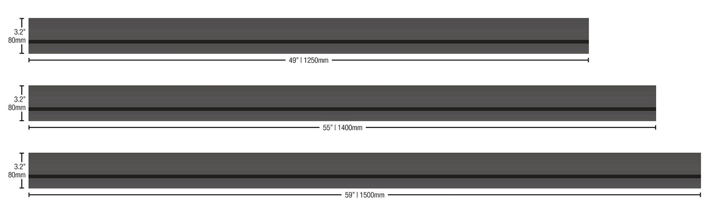 Additional K9 Rail Mount Load Bar Assemblies (1 Load Bar & 2 Feet)
