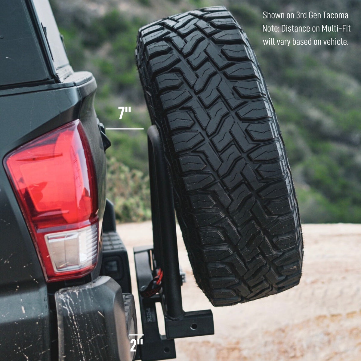 UltraSwing® Multi-Fit Spare Tire Hitch Mount | RiGd Supply