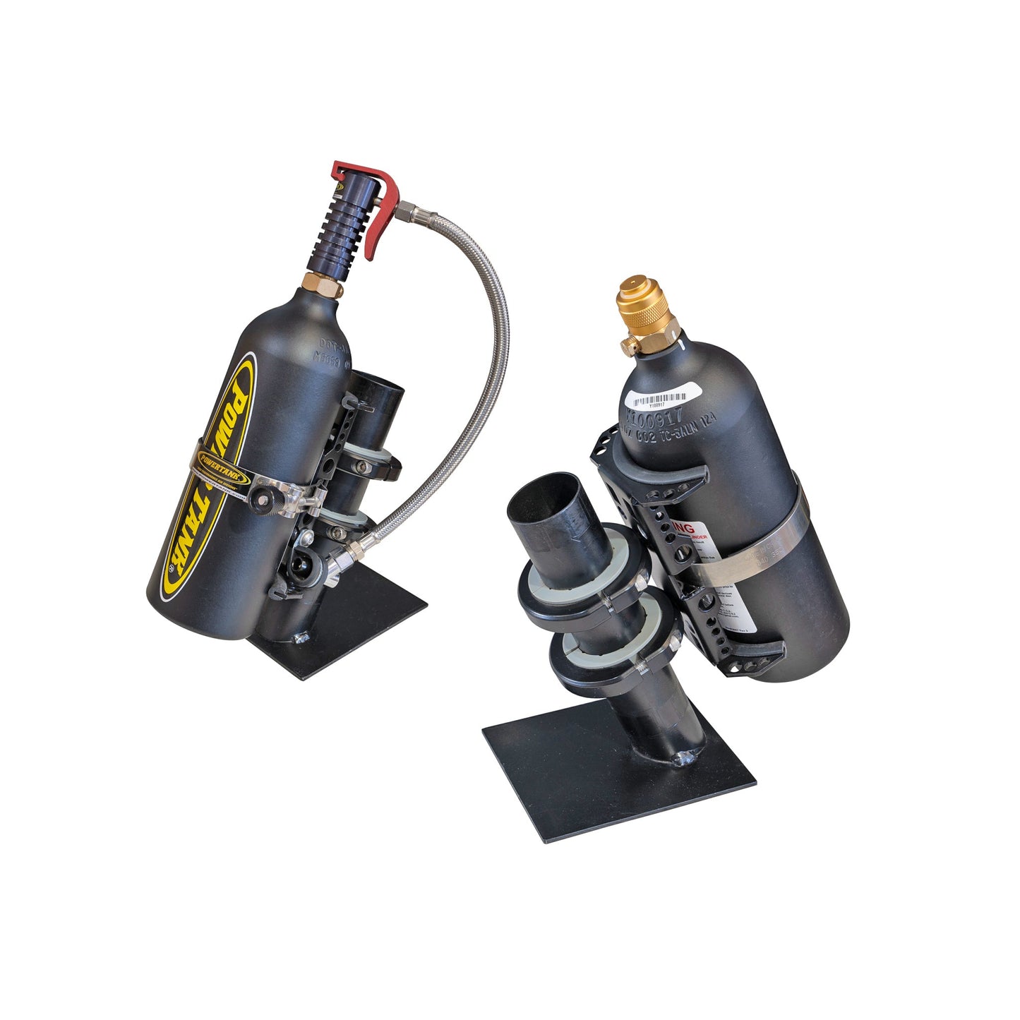 Twin Bracket Power Shot™ Trigger - SXS Two Bottle CO2 Air Up System Power Tank