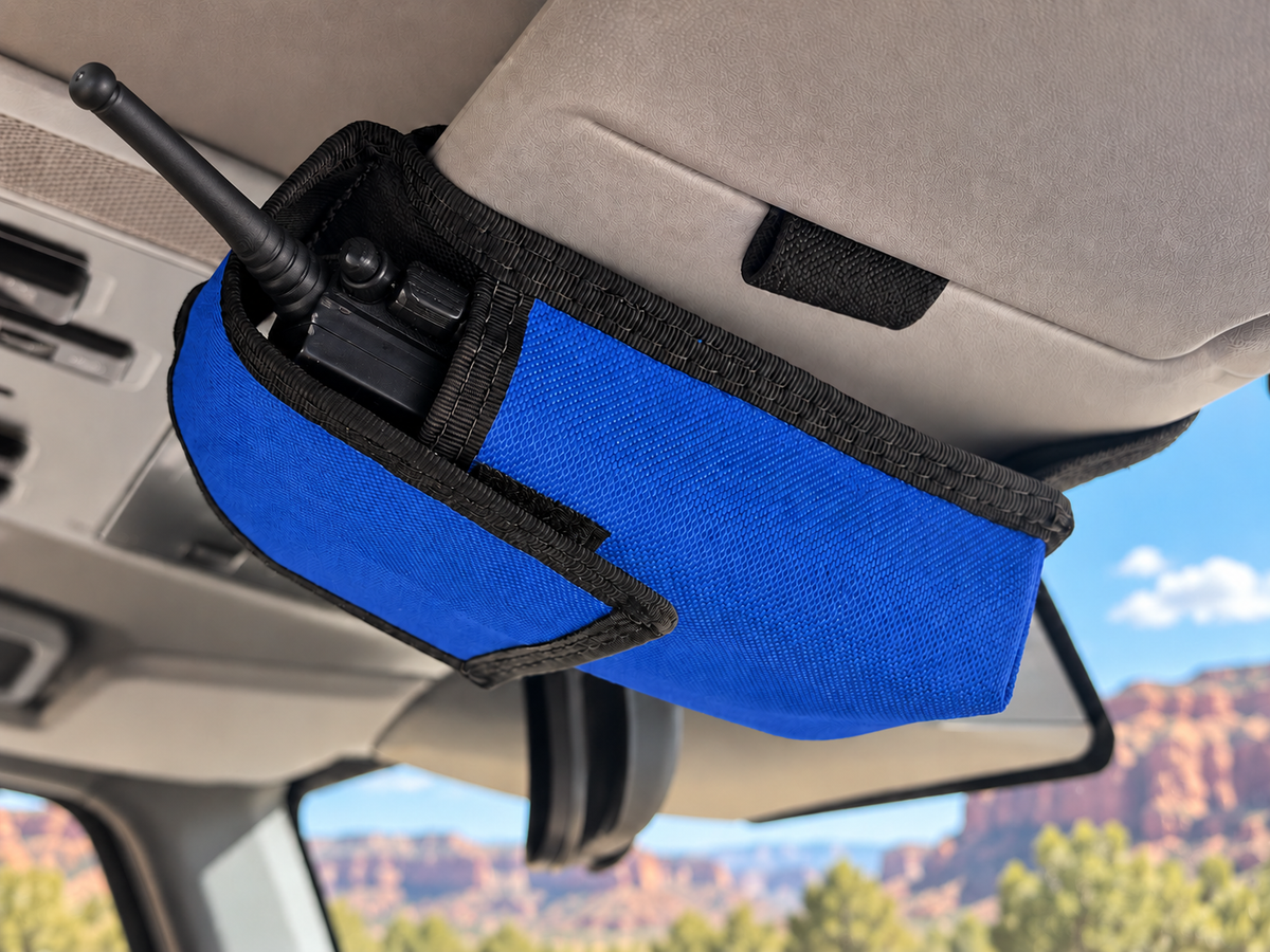 Sun Visor Radio Pouch