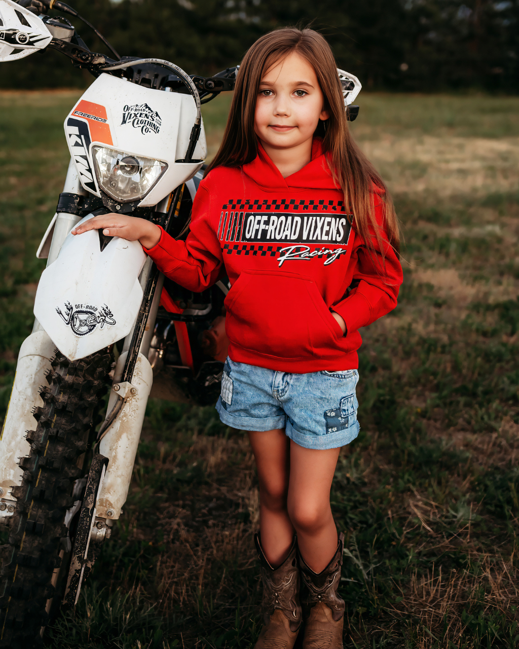 Youth Fast Lane Hoodie - Red