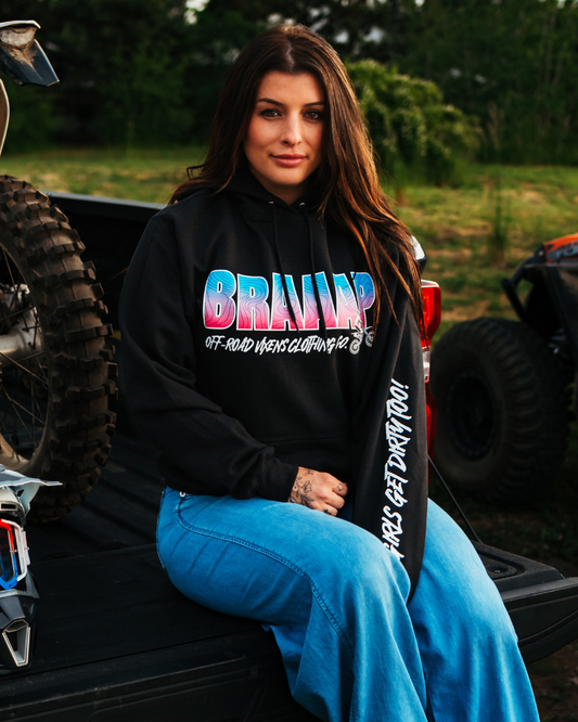 Braaapiness Pullover Hoodie - Dirt Bike