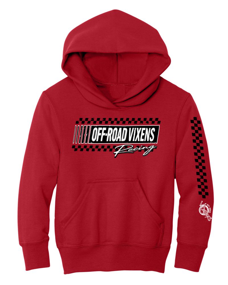 Youth Fast Lane Hoodie - Red