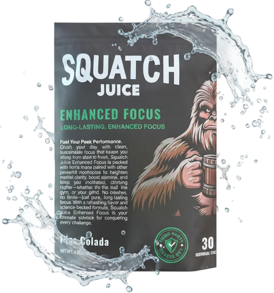Squatch Juice Enhanced Focus - Pina Colada - 30 Sticks