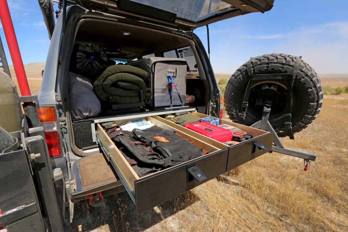 Stealth Sleep and Storage Package for Toyota Land Cruiser 1991-1997 80 Series - 43-3/8" W x 8" H x 40" D