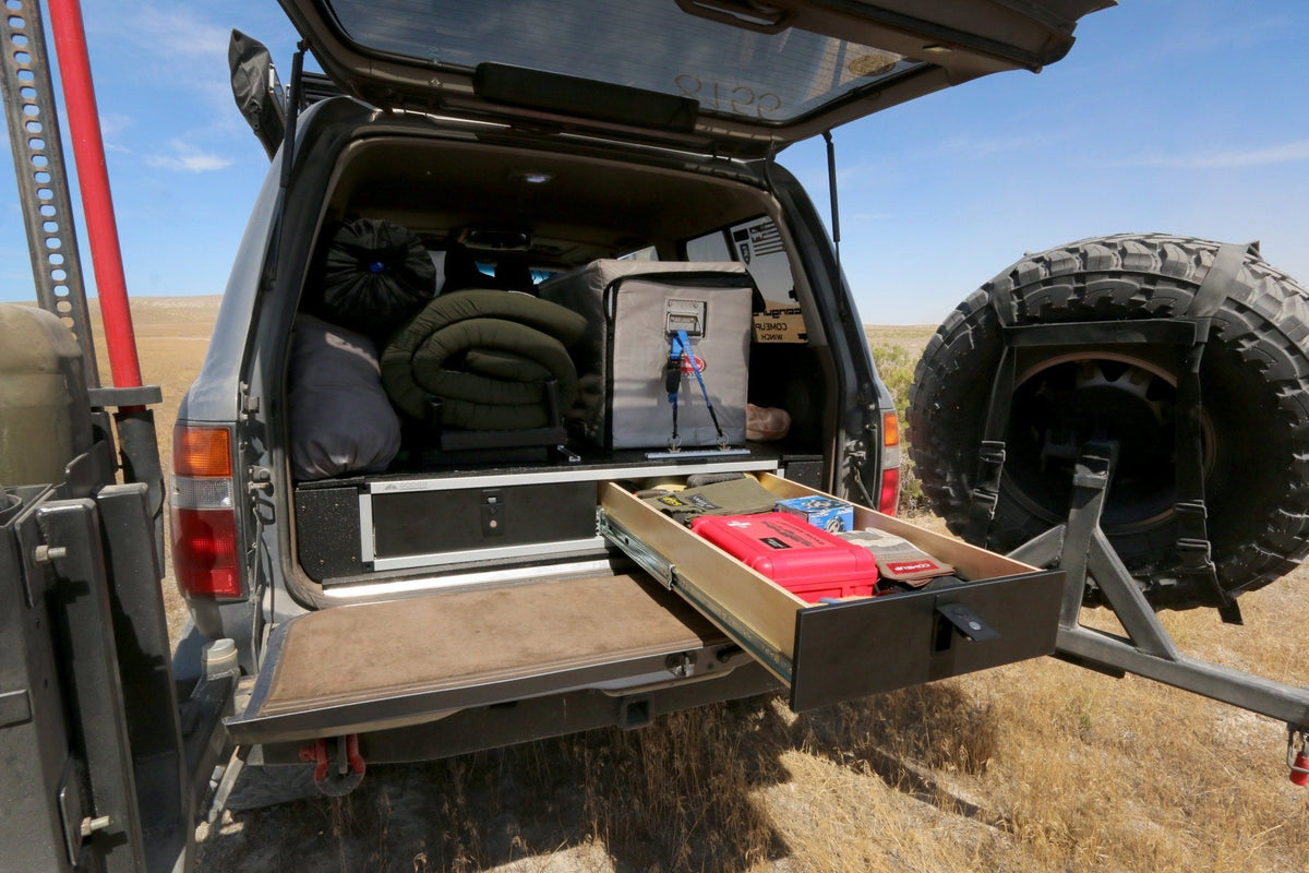 Stealth Sleep and Storage Package for Toyota Land Cruiser 1991-1997 80 Series - 43-3/8" W x 8" H x 40" D