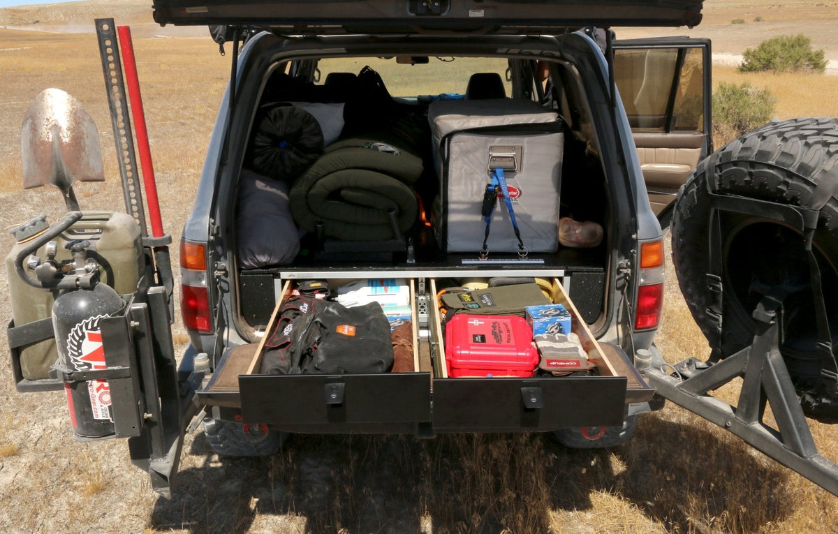 Stealth Sleep and Storage Package for Toyota Land Cruiser 1991-1997 80 Series - 43-3/8" W x 8" H x 40" D