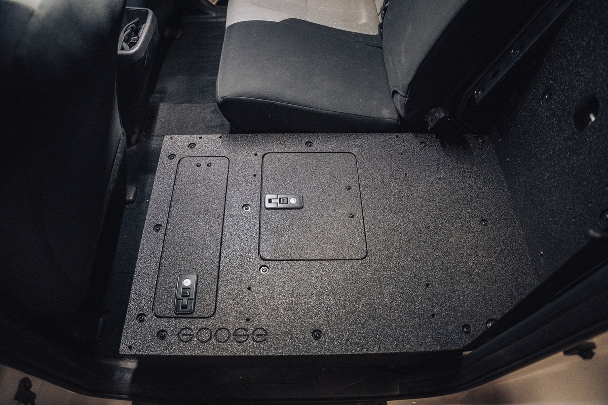 Toyota Tacoma 2005-2023 2nd and 3rd Gen Double Cab Version 2 - Second Row Seat Delete Plate System