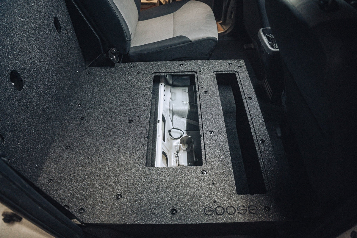 Toyota Tacoma 2005-2023 2nd and 3rd Gen Double Cab Version 2 - Second Row Seat Delete Plate System