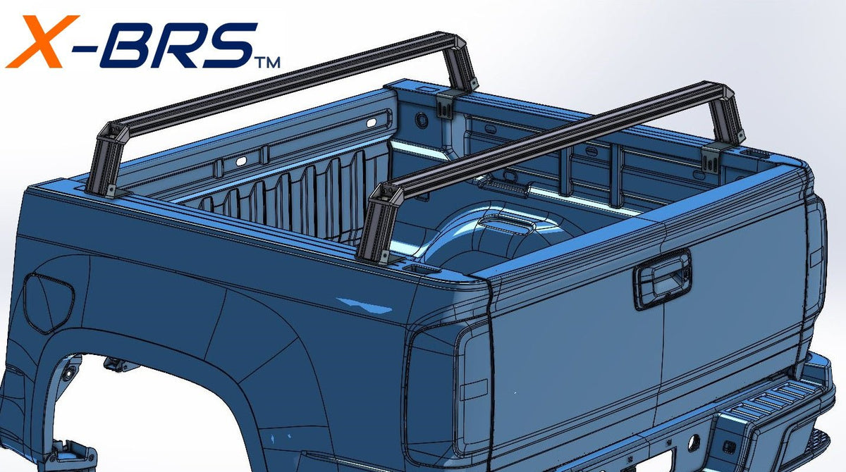 Chevy Colorado / GMC Canyon Bed Bars | XBRS Low-Profile Truck Bed Cross Bars