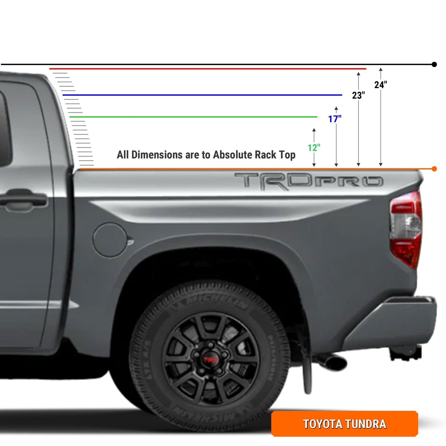 Toyota Tundra Pre-configured XTR1 Bed Rack